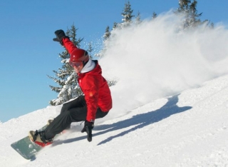  snowboard en Avoriaz